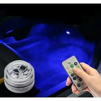 AliExpress NONE LED Car Interior Ambient Light Remote Control Decoration Auto Roof Foot Atmosphere Lamp Bicycle Tail Light Wireless Adhesive