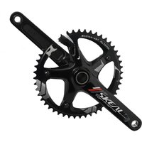 AliExpress SKEACE High Strength Aluminum Alloy Fixed Gear Crank 48T 3D Density Forging Integrated Crankset 144BCD BMX Racing Bicycle Part
