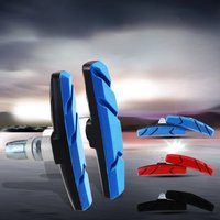 AliExpress 70mm Mountain Road Bike Brake Pads Set Cycling V Brake Holder Pads Shoes Blocks Rubber Pad Silent MTB Bicycle Brake Pads