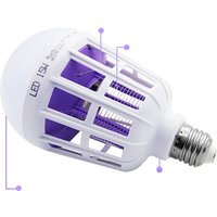 Dual Used LED Bulb Mosquito Killer Lamp Mosquitoes Repellent Killing Lighting Bug Zapper Energy Saving Lamps 110V 220V 15W