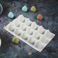 3D Strawberry Shaped Fondant Mousse Cake Mold DIY Chocolate Silicone Mold Baking Tools Cheesecake Candy Cake Decorating Tools