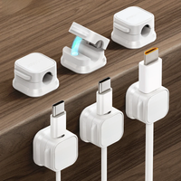 Joyroom 3/6 Pcs Magnetic Cable Clip Cable Holder Adhesive Wire Keeper Cord Cable Organizer for Home Office Under Desk Management