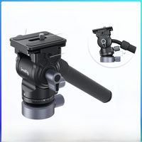 SmallRig Tripod Fluid Video Head with Leveling Base CH20 Quick Release Plate for Arca Swiss Pan Tilt Head for DSLR Camera 4170