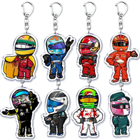 AliExpress Fast Furious Racing Motorcycle Player Keychains for Accessories Bag Bicycle Helmet Driver Key Chain Keyring Jewelry Fans Gift