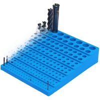 1pc 187 Grid Milling Cutter Drill Bit Storage Box CNC Tool Organizer Plastic Placer Reamer Barrel Frame Tool Accessories Box
