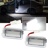 2PCS Fits For Toyota Land Cruiser 200 Series 150 Series Prado MK4 J150 For Lexus ES240 IS250 Led Door Courtesy Light Bulbs White