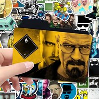 AliExpress Rspctou 10/30/50pcs TV Series Breaking Bad Cartoon Stickers Cool Movie Decals Toy DIY Skateboard Guitar Laptop Bike PVC Kid Sticker Gift
