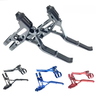 AliExpress NONE Bicycle Brake Handle Folding Bike 14/16/20 Inch MTB BMX Bicycle Ultralight CNC 64g Brake Lever For Brompton V Brake Handle Lever