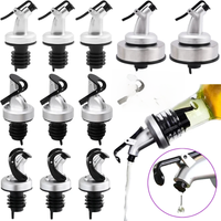 3/2/1pcs Oil Bottle Stopper Olive Oil Sprayer Wine Liquor Dispenser Food Grade Seal Leak-proof Rubber Lock Nozzle Kitchen Gadget