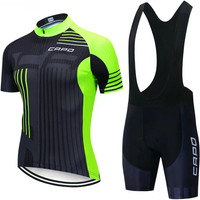 AliExpress NONE Cycling Jersey Set 2022 Men Summer Pro CAPO Team Bicycle Cycling Clothing Set Bike Clothes Mountain Sports Bike Set Cycling Suit