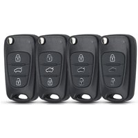 KEYYOU Remote Car Key Shell Flip Case For Kia K2 K5 Rio 3 Picanto Ceed Cerato Sportage For Hyundai I20 I30 IX35 I35 Accent
