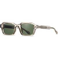 SHAUNA Retro Rectangle Men Luxury Sunglasses Fashion Women Punk Shades UV400 Rivets Sun Glasses