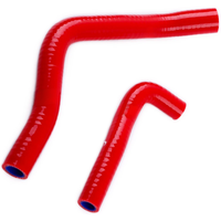 For Yamaha DTR 125 DT 125 R DT125R Motorcycle Cooling Tubes Water Radiator Hoses Silicone Pipes Kit 2Pcs 11 Colors