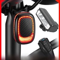 AliExpress Elecpow A6Pro Bicycle Taillight Alarm And Bike Front Light Waterproof Rechargeable Remote Control Bike Rear Light Accessory