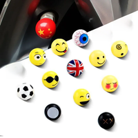 AliExpress NONE 4Pcs Universal Bicycle Motorbike Car Tire Valve Cap Wheel Dust Covers Valve Stem Caps Modified Expression Sphericity Cap Covers