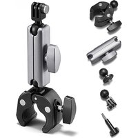AliExpress SZKOSTON Motorcycle Handlebar Clip Holder Bicycle Bike Seatpost Clamp for Gopro 12 11 10 9 8 7 Insta360 X3 X4 Action Camera Accessories