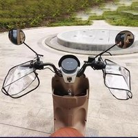 AliExpress NONE Motorcycle Scooter Bicycle Windproof Rainproof Transparent Protect Handlebar Handle Large Guard Cover Gloves Ebike Mittens
