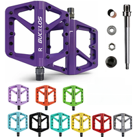 AliExpress NONE BUCKLOS Bicycle Pedal Seal Bearing Road Mountain Bike Pedals Nylon Non-slip MTB Pedals High Strength Flat Pedals Bike Part