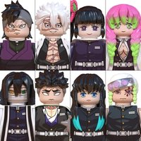 2025 Hot Toys WM6116 WM6137 Demon Slayer Blade Building Blocks Mini Action Figure Accessories Halloween Christmas Gifts for Kids