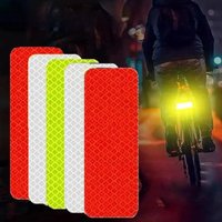 AliExpress Bicycle Reflective Stickers Secure 30x80mm Warning Strip Car Motorcyle Night Saftety Mark Bicycle Rim Frame Reflector