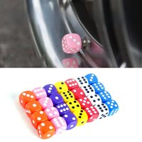 AliExpress NONE Dice Style Valve Caps Wheel Tire Cover Tyre Valve Plugs Alloy Wheels ABS Tire Wheel Cover For Car Motorcycle Bike