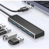 UGREEN USB 3.0 HUB 4 Ports USB-C HUB Slim for Mouse Keyboard Compatible with MacBook Pro Air Laptop Desktop PC Xbox PS5 Splitter