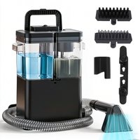 12Kpa Nass-/Trockensauger Fleckenreiniger Handstaubsauger mit Sprühfunktion Integrierter Teppichreiniger für Sofa Vorhänge Teppiche Autositze