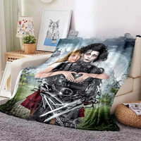 All seasons Popular Multifunction Warm Throw Blanket Edward Scissorhands Blanket for Bedding Picnic Travel Adult fans Throw Gift