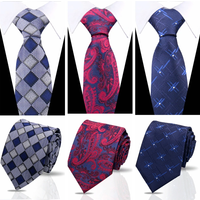 Fashion Tie For Men New Brand Stripe Necktie Newest style Green Wine Gravata Men Paisley Floral Fit Wedding Workplace Dot Cravat