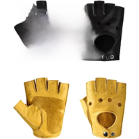 AliExpress NONE Men Pu Leather Gloves Mittens Driving Fitness Motorcycle Cycling Goatskin