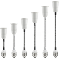Flexible E27 to E27 LED Bulb Extension Lamp Holder 16CM 20CM 30CM 35CM 50CM 60CM Light Socket 110V-220V Lamp Holder Converter