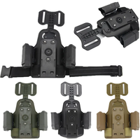9mm Double Magazine Leg Gun Holster Platform Strap Belt Drop Thigh Holster Adapter Paddle for GL 17 19 Hunting Accessories