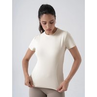 Fitfemme Women's Short - Sleeve Athletic T - Shirt - Stretchable, Quick - Dry & Stylish for Fitness & Daily Wear