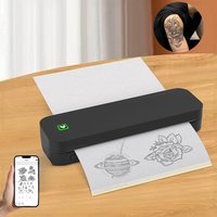 Inkless A4 Portable Thermal Printer Wireless Tattoo Stencil Printer Bluetooth PDF Photo Document Machine Memo Note Tattoo Print