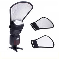 1/2/3 PCS Photo Flash Light Reflector For Nikon Sony Cameras and Other Camera 2-in-1 Camera Flash Diffuser Softbox Reflector