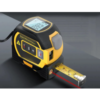 Laser Tape Measure 3 In 1 Digital Tape Measure High Precision Laser Rangefinder Steel Tape Measure High Elasticity