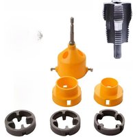 9pcs/Set PVC Pipe Threader Kit 4 Points 6 Points PPR Water Pipe plate teeth Internal Thread Opener Hand Tools Electric Style