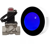 Tuya WIFI Natural LPG Gas Leak Sensor Detector with Solenoid Valve Shut Off Pipeline CH4 Methane Leakage Alarm Safety Smart Life
