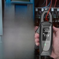 MASTFUYI Clamp Meter Digital Ampere Clamp Multimeter Electrician Tools AC/DC 9999 Counts True RMS Ohm Capacitance Measurement
