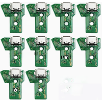 10 PCS JDS 050 040 030 011 USB Charging Port Socket Board for Sony PlayStation 4 PS4 DS4 Pro Slim Controller Charger PCB Board