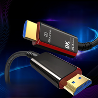 8K 4K 120HZ HDMI Cable 10M Fiber Optic,in-Wall CL3 Rated HDMI 2.1 HDR/eARC/HDCP 2.2&2.3/3D, Compatible for PS5 PS4 AMD NVIDIA HP