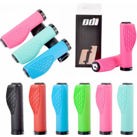 AliExpress ODI Odi Bicycle Handlebar Grips Silicone 22.2mm Anti-slip Mountain Bike Handle with Lock Ring Fit for Brompton MTB BMX Folding Bike