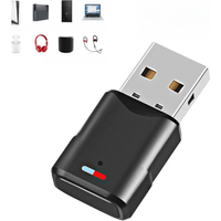 Bluetooth Audio Adapter Wireless Headphone Adapter Receiver for PS5/PS4 Game Console PC Headset 2 in 1 USB Bluetooth 5.3 Dongle