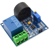 AC Current Detection Sensor Module 5V 12V Relay Protection Module 5A Over-Current Overcurrent Protection Switch Output