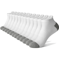 AliExpress AOTOLK 6 Cotton Man and Women Socks Sports Solid Color Male's Short Sock Cycling Breathable Mesh Ankle Summer Running Socks