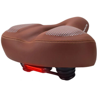 AliExpress NONE Bicycle Saddle With Taillight Mountain Bike Seat Cushion Big Butt Widened Soft High Elasticity Damping Foaming Sponge Bike Seat