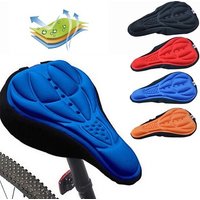 Bicycle Seat Breathable Bicycle Saddle Seat Soft Thickened Mountain Bike Bicycle Seat Cushion Cycling Gel Pad Cushion Cover