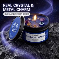 EVODUCK THIRD EYE Chakra Scented Candles -3oz with Gift Box Spiritual Gifts for Women,Men,Valentines Day Birthday&Anniversary