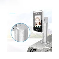 Aluminum Turnstile Bracket for Face Recognition Access Control System, Adjustable Stand Holder for Facial Recognition Machine
