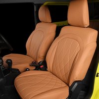 Custom Car Seat Covers Cushion Full Set Breathable Leather Airbag Compatible For Suzuki JIMNY Jb64 Jb74 2023 2022 2021 2020 2019